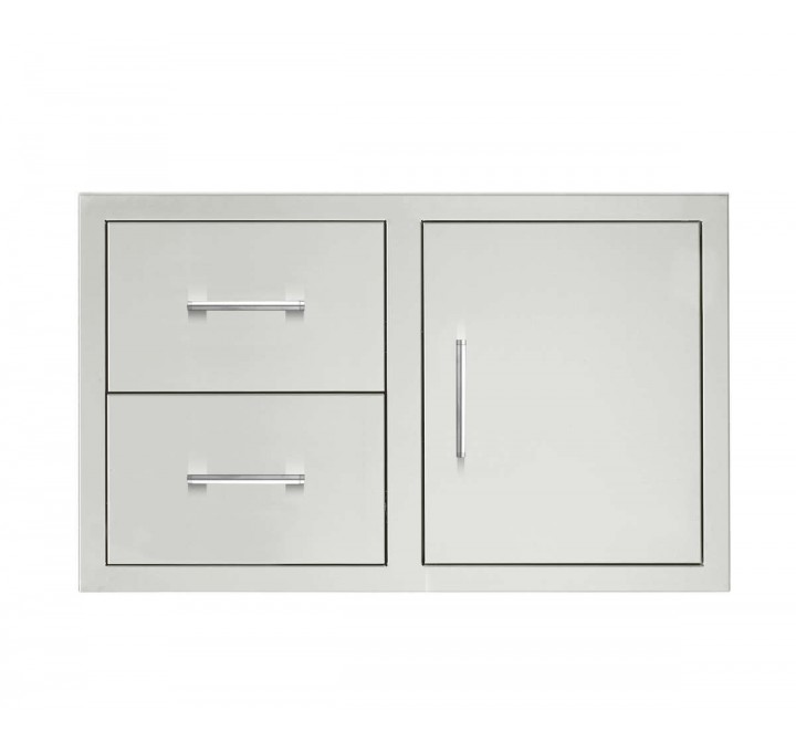 TrueFlame 36" 2-Drawer And Access Door Combo