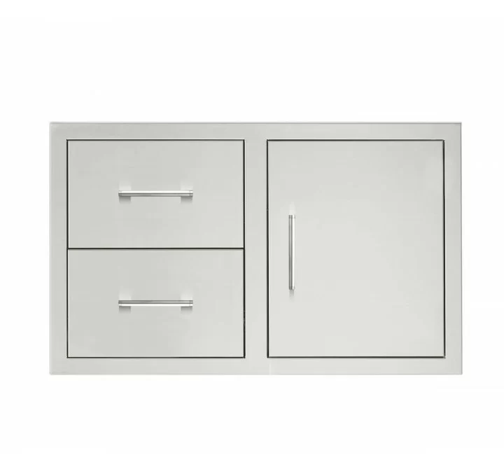 TrueFlame 36" 2-Drawer And Access Door Combo
