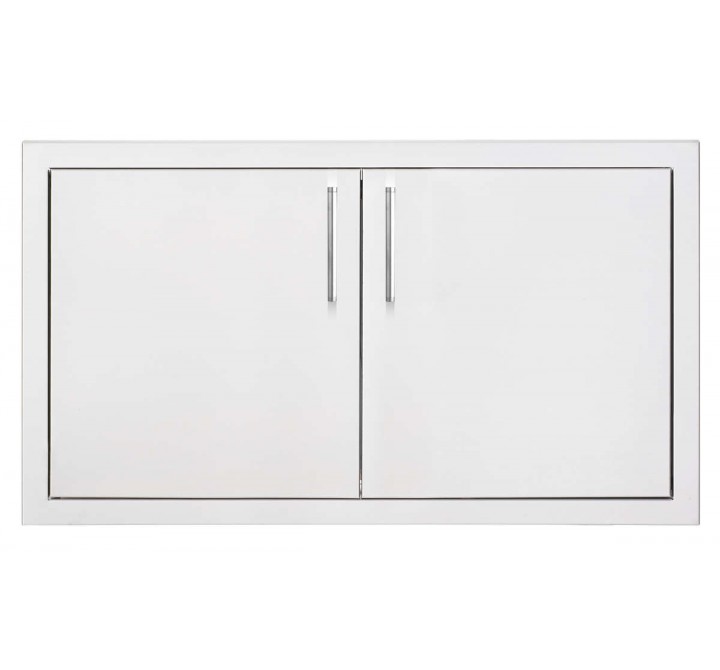 TrueFlame 33" Double Access Door Masonry Frame Return - Front
