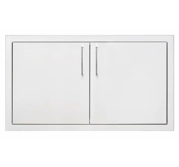 TrueFlame 33" Double Access Door Masonry Frame Return - Front