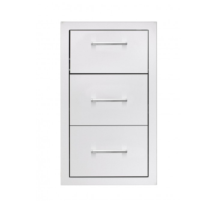 TrueFlame 17" Vertical 2-Drawer And Paper Towel Holder Combo