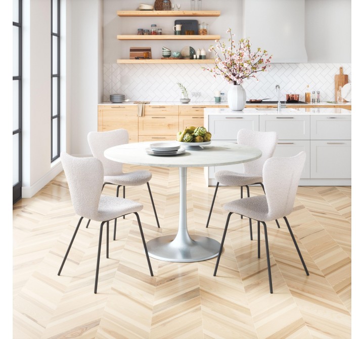 Thibideaux Dining Chair (Set of 2) in Ivory- Lifestyle 1