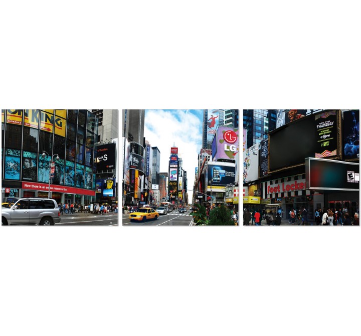 J&M Furniture Acrylic Wall Art Times Square | SH-72460ABC