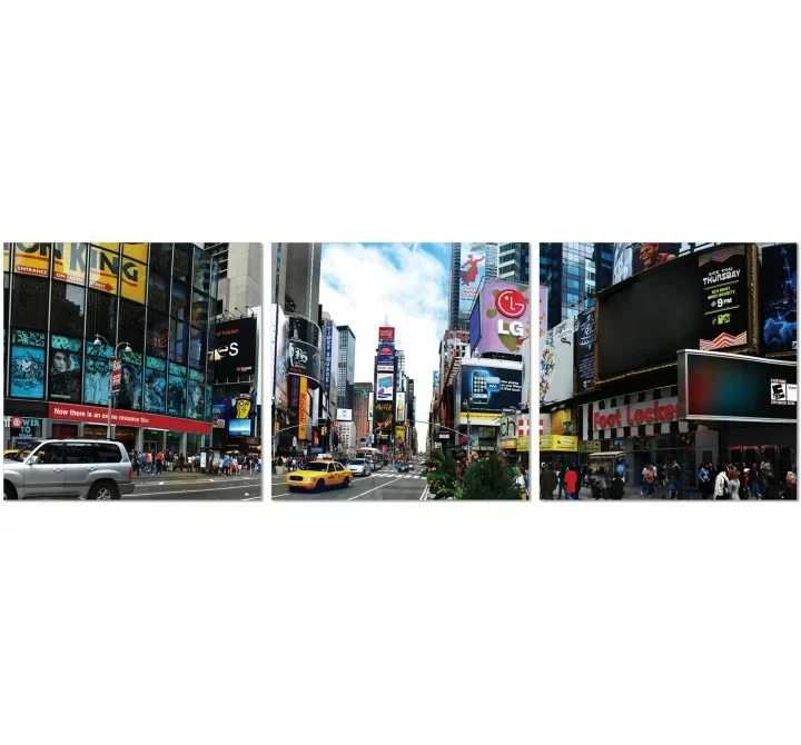J&M Furniture Acrylic Wall Art Times Square | SH-72460ABC