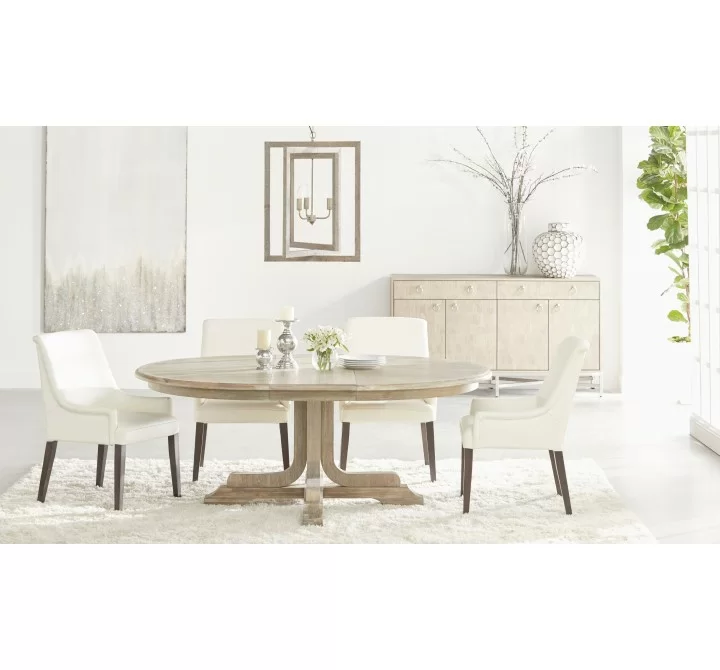 Essentials For Living Torrey 60" Round Extension Dining Table - Lifestyle