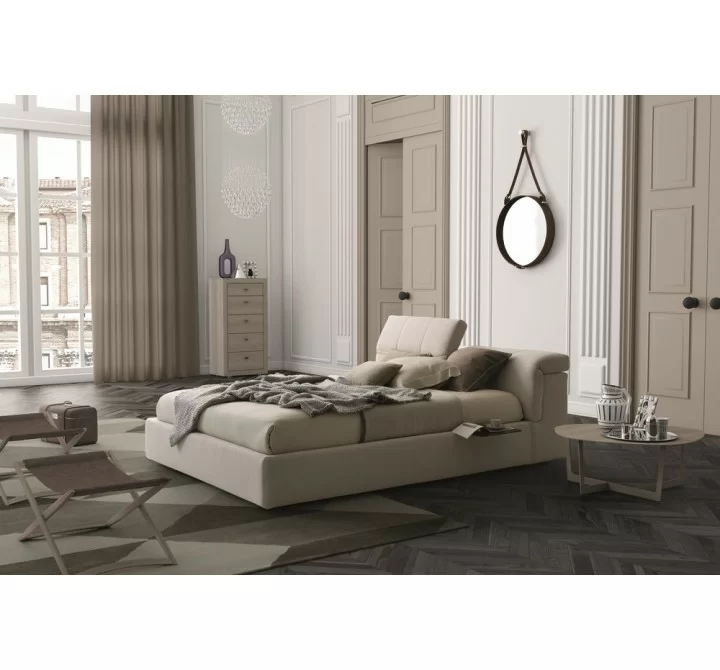 J&M Furniture Tower Q Storage Bed C54 Beige