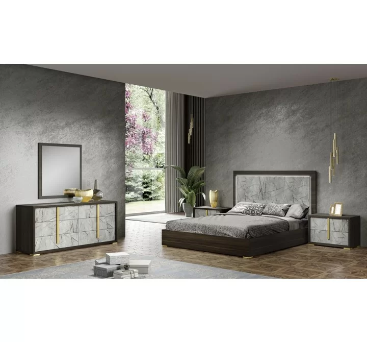 J&M Furniture Travertine Bedroom Collection