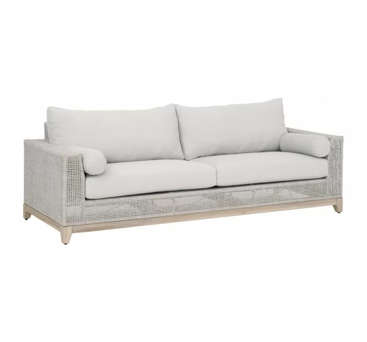Essentials For Living Tropez Outdoor 90" Sofa - Front Side Angle
