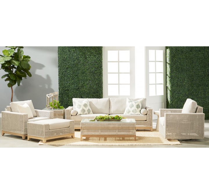 Essentials For Living Tropez Outdoor Ottoman - Lifestyle