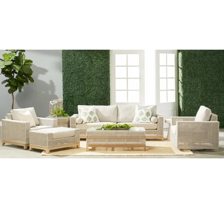 Essentials For Living Tropez Outdoor Ottoman - Lifestyle