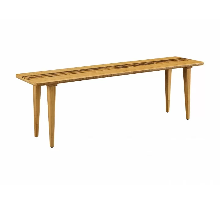 Greenington Azara Bench, Caramelized - Front Side Angle 