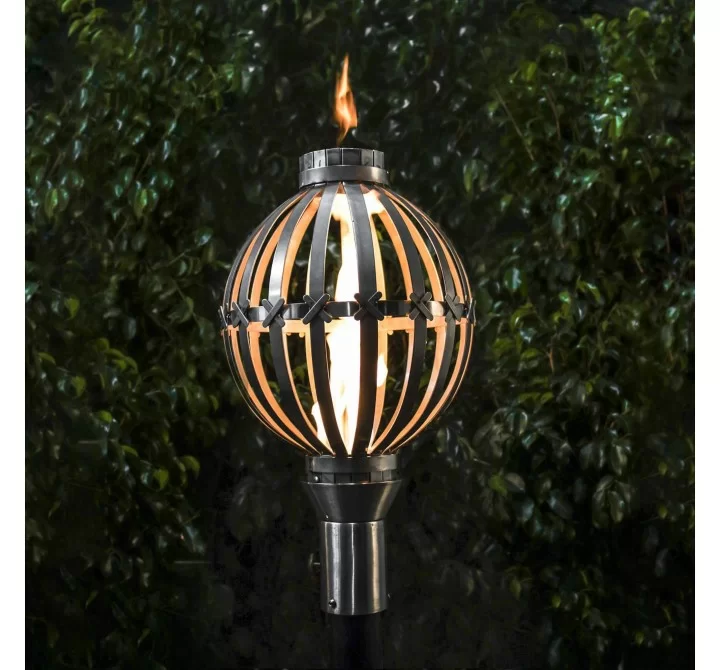 The Outdoor Plus Globe Torch - Stainless Steel