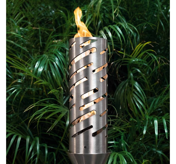 The Outdoor Plus Comet Fire Torch - Stainless Steel
