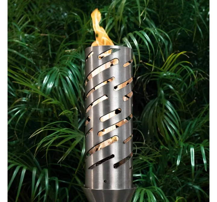 The Outdoor Plus Comet Fire Torch - Stainless Steel