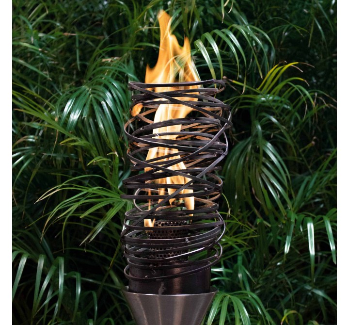 The Outdoor Plus Cyclone Fire Torch - Stainless Steel