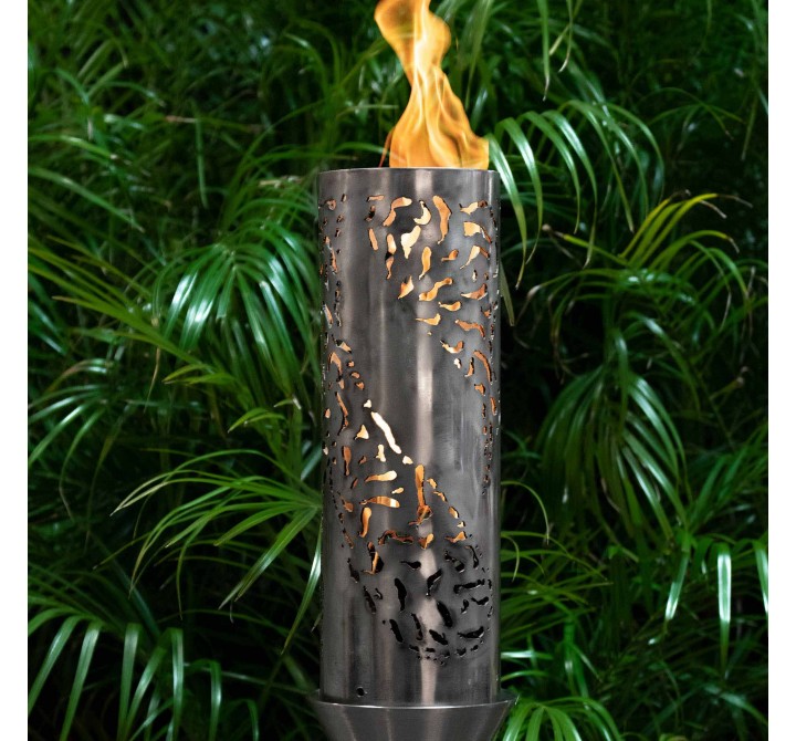 The Outdoor Plus Tiki Fire Torch - Stainless Steel