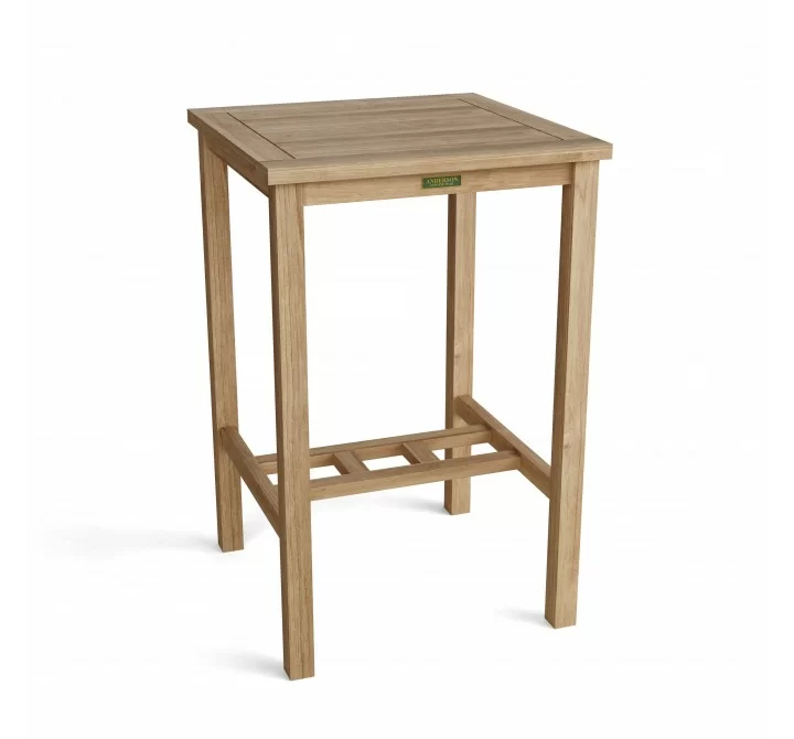 Anderson Teak Avalon 27-inch Square Bar Table-1