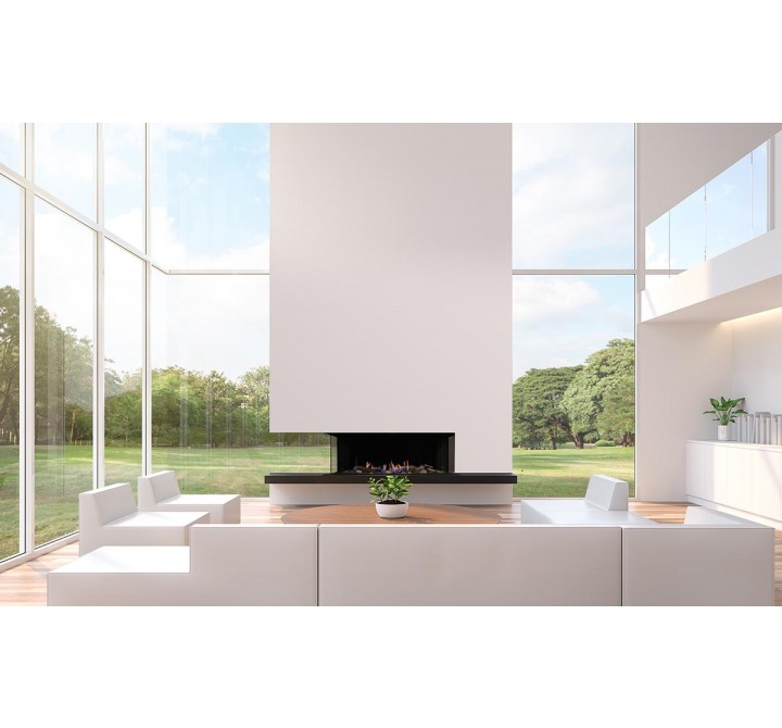 Sierra Flame 38" Three Sided Natural Gas or Liquid Propane Gas Fireplace - Lifestyle