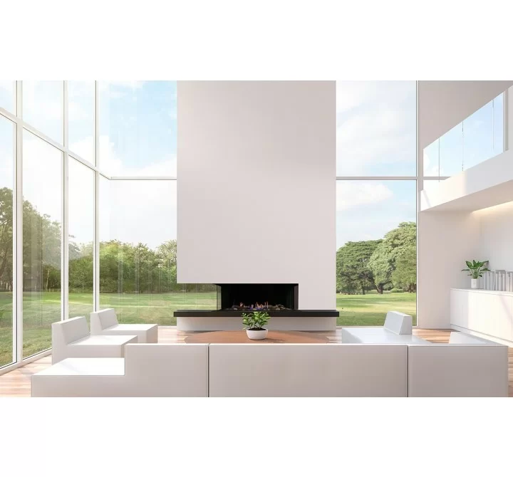 Sierra Flame 38" Three Sided Natural Gas or Liquid Propane Gas Fireplace - Lifestyle