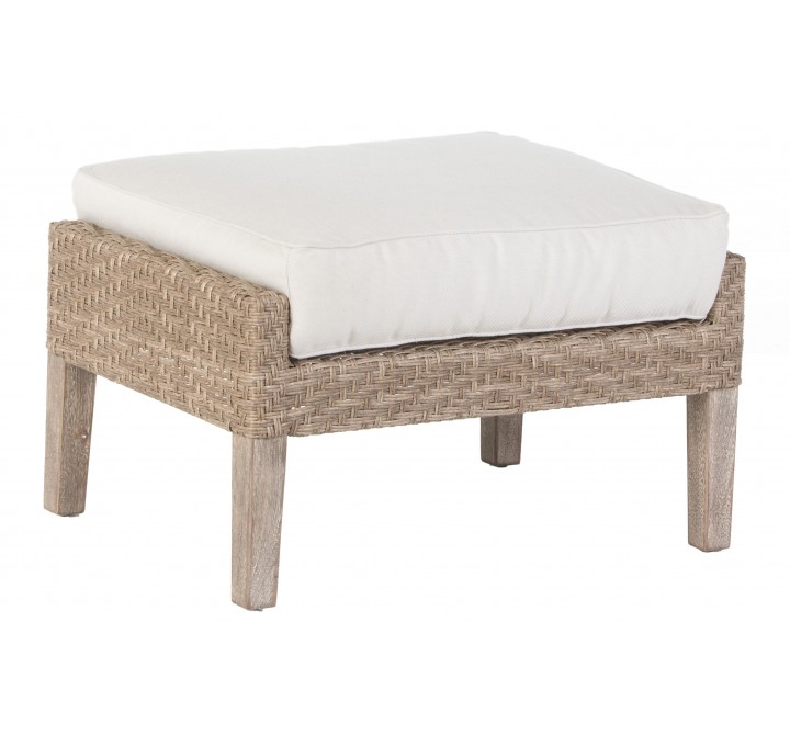 Alfresco Home Cornwall Ottoman - Front Side Angle