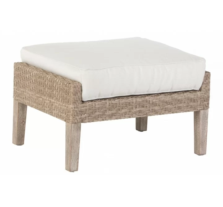 Alfresco Home Cornwall Ottoman - Front Side Angle