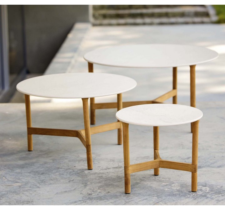Cane-Line Twist Coffee Table, Small, Teak