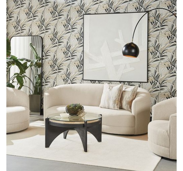 Sunpan Grimaldi Sofa in Liv Sand - Lifestyle