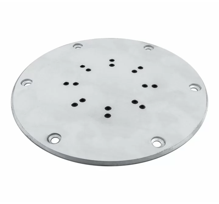 20" Base Plate - For Bolt-Down Umbrellas - Silver Mist