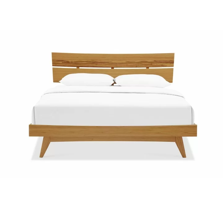 Greenington Azara California King Platform Bed Caramelized / Sable - Front Angle
