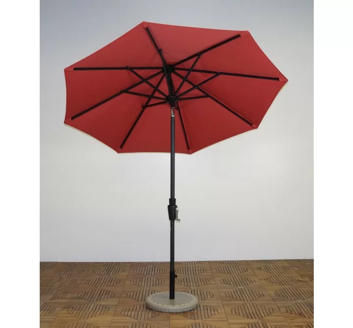 Shade Trends 7.5' x 8 Rib Premium Market Umbrella - Paprika Outdura