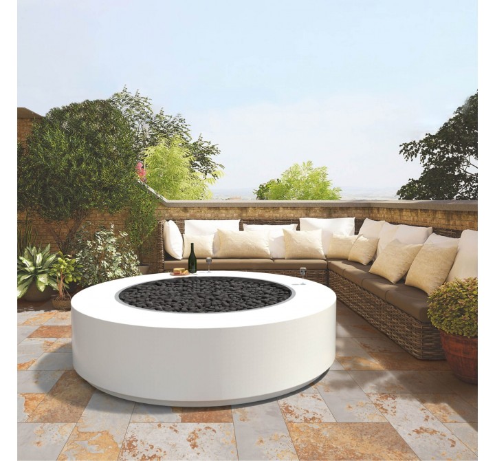 The Outdoor Plus 48" Unity Fire Pit - 24" Tall -  Powder Coat Steel
