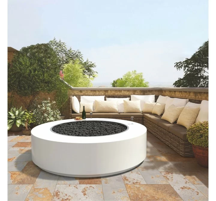 The Outdoor Plus 48" Unity Fire Pit - 24" Tall -  Powder Coat Steel