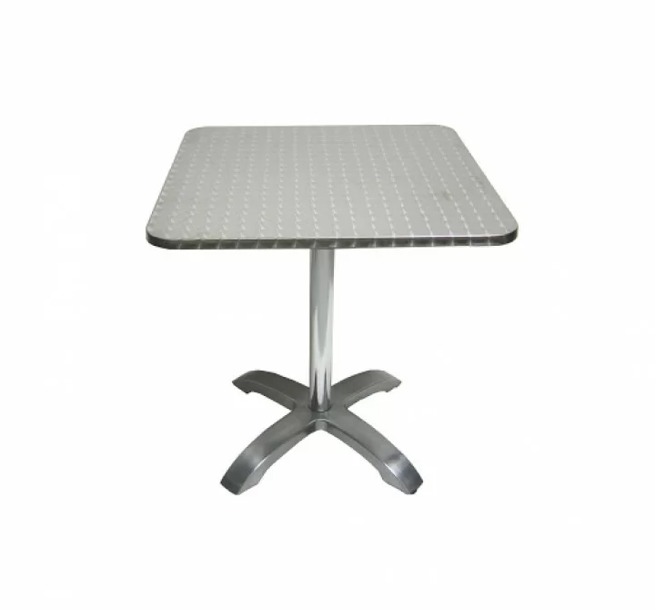H&D Seating 23.5in Square Aluminum Patio Table
