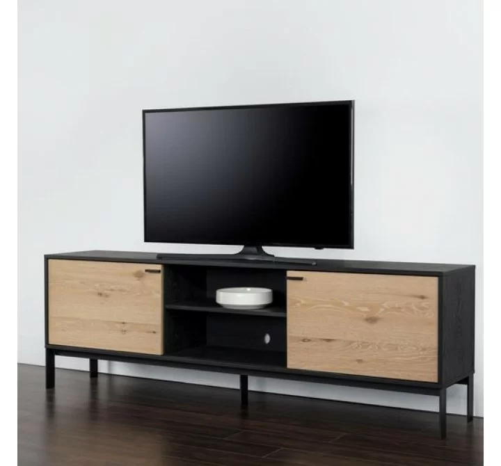 Sunpan Rosso Media Console and Cabinet - Lifestyle
