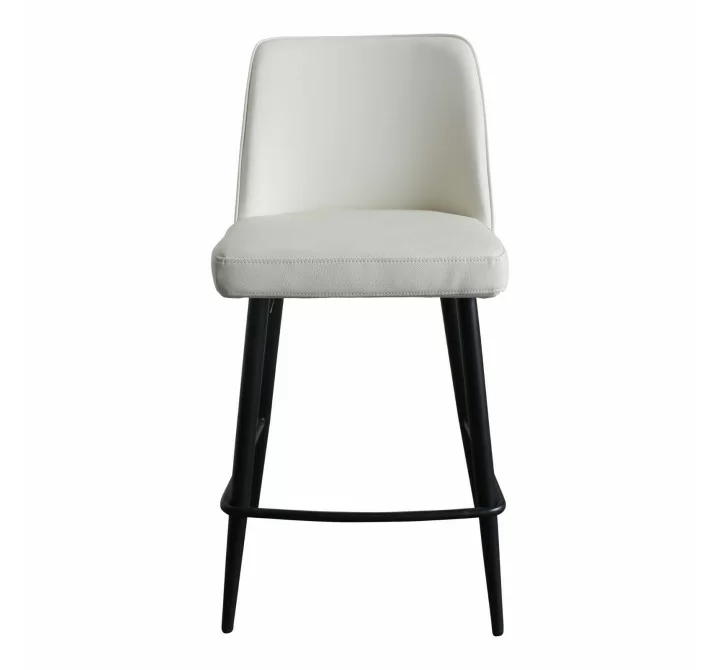 Moe's Home Collection Emelia Counter Stool Ivory - Front Angle