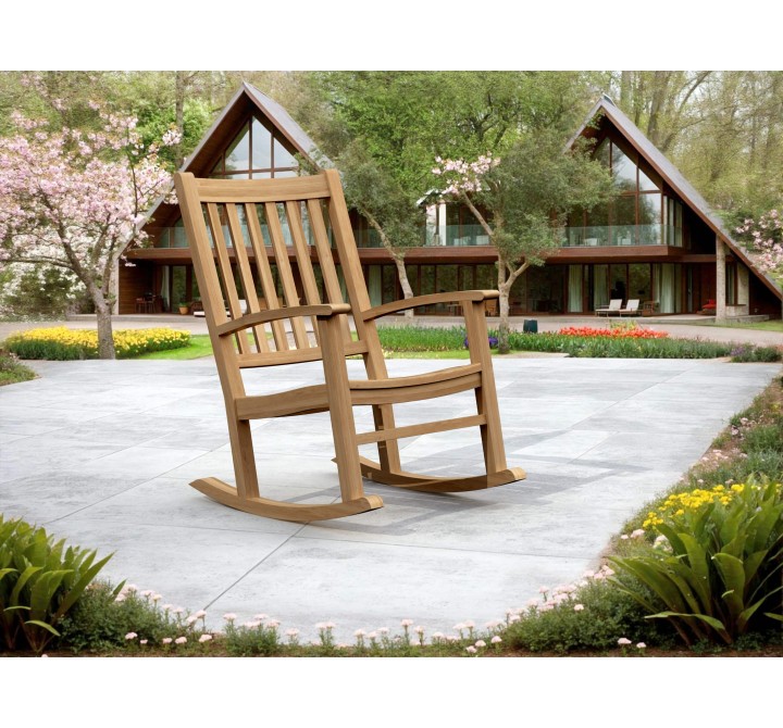 Anderson Teak Palm Beach Rocking Armchair Lifestyle 1
