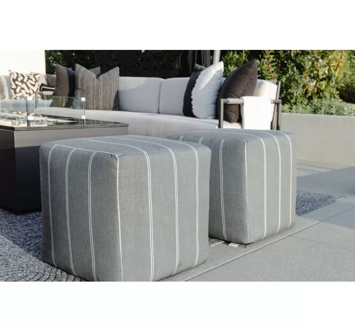 Sunset West 48" Square Coffee Table/Ottoman in Heritage Granite