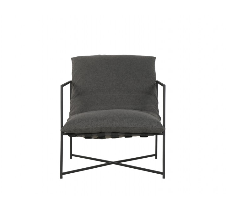 Sunpan Mallorca Lounge Chair - Gracebay Grey - Front Angle