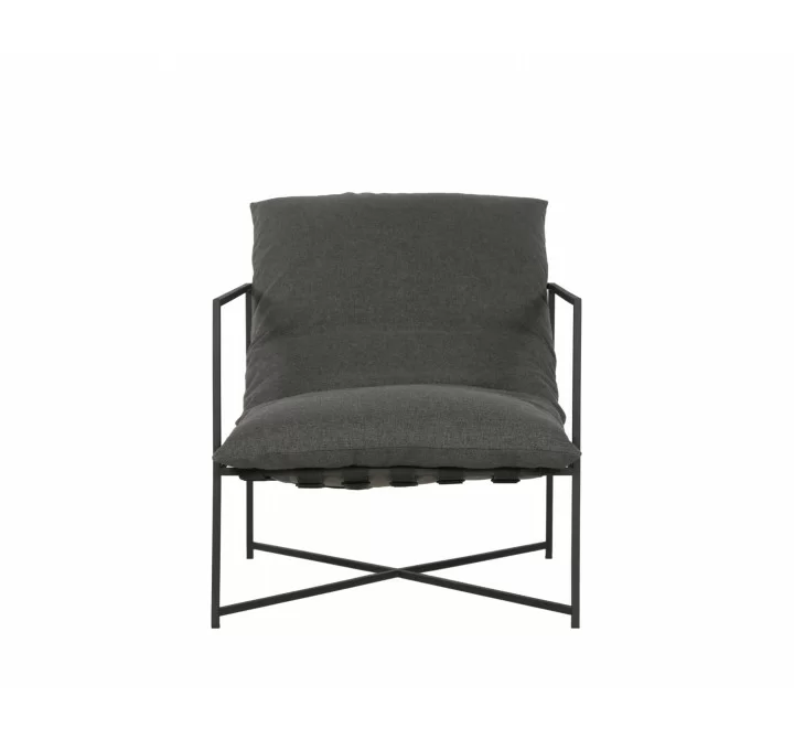 Sunpan Mallorca Lounge Chair - Gracebay Grey - Front Angle