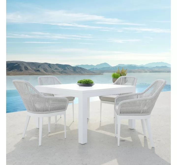 Miami Dining Chair in Echo Ash w/ Self Welt - Lifestyle