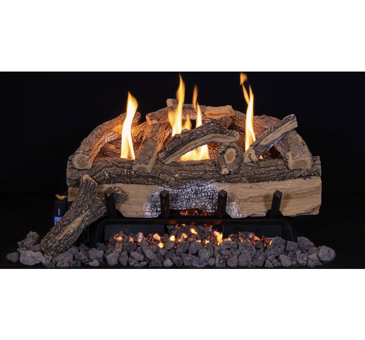 24" Vent Free Split Oak 10 Pc Set- Logs Only