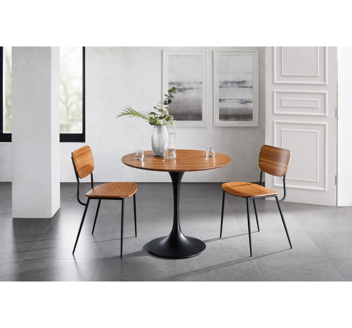 Greenington Soho 36" Round Table Amber - Lifestyle