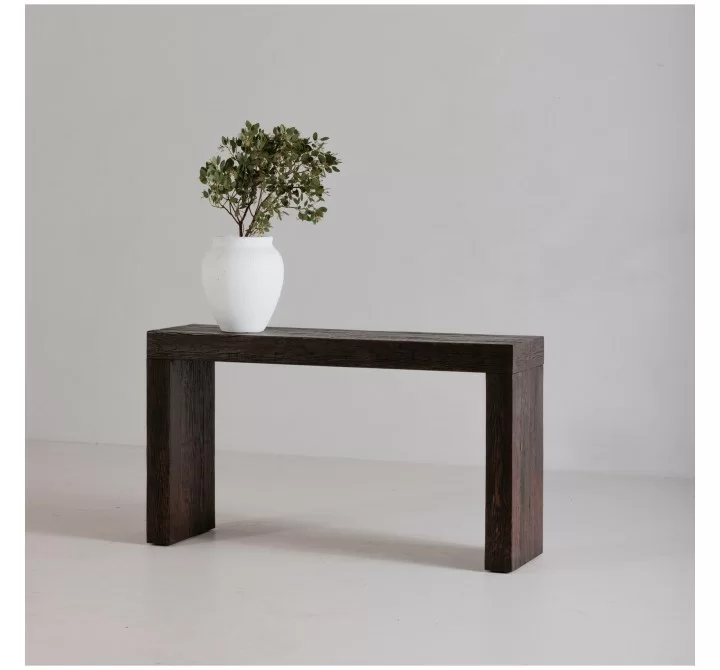 Moe's Home Collection Evander Console Table - Rustic Brown - Lifestyle