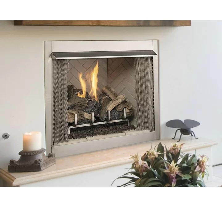 Superior Fireplaces 36" OD Fireplace With Electric Ignition in NG/LP - Lifestyle