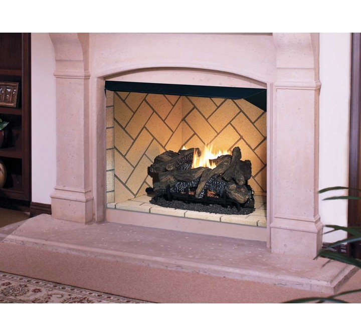 Superior Fireplaces 36" Vent Free Masonry Firebox - Lifestyle 2