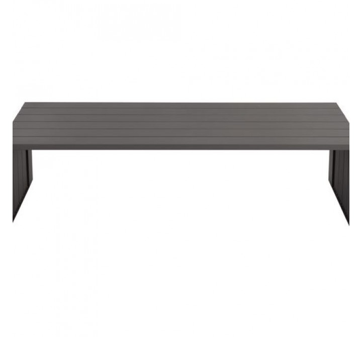 Sunpan Verin Coffee Table Greige / Warm Grey - Front Angle