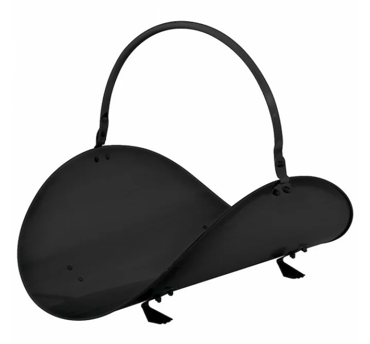 Mr. Bar-B-Q UniFlame® 19 in Black Finish Wood Basket