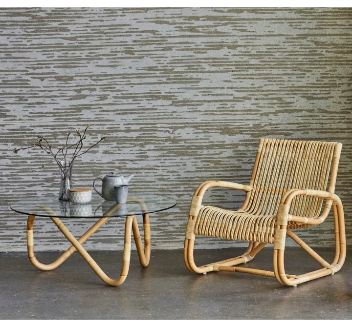 Cane-Line Wave Coffee Table Base Large natural set