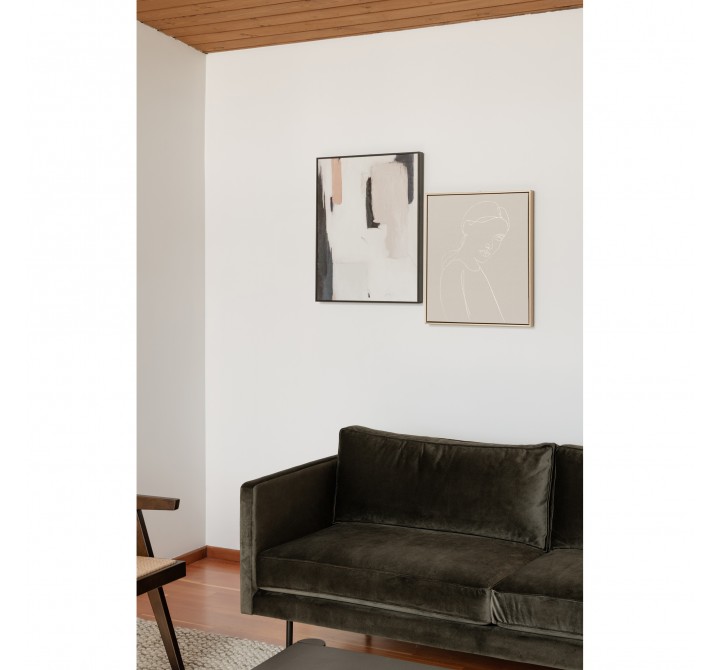 Moe's Home Collection Raphael Sofa in Forest Green - Lifestyle