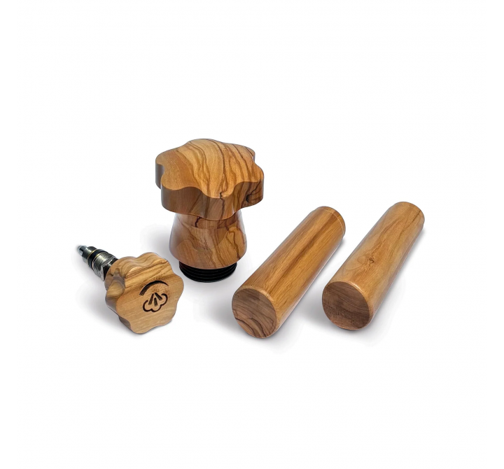 La Pavoni Kit Manopole Legno Olive Wood